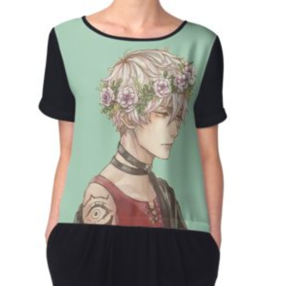 RedBubble Mystic Messenger Unknown Saeran Chiffon